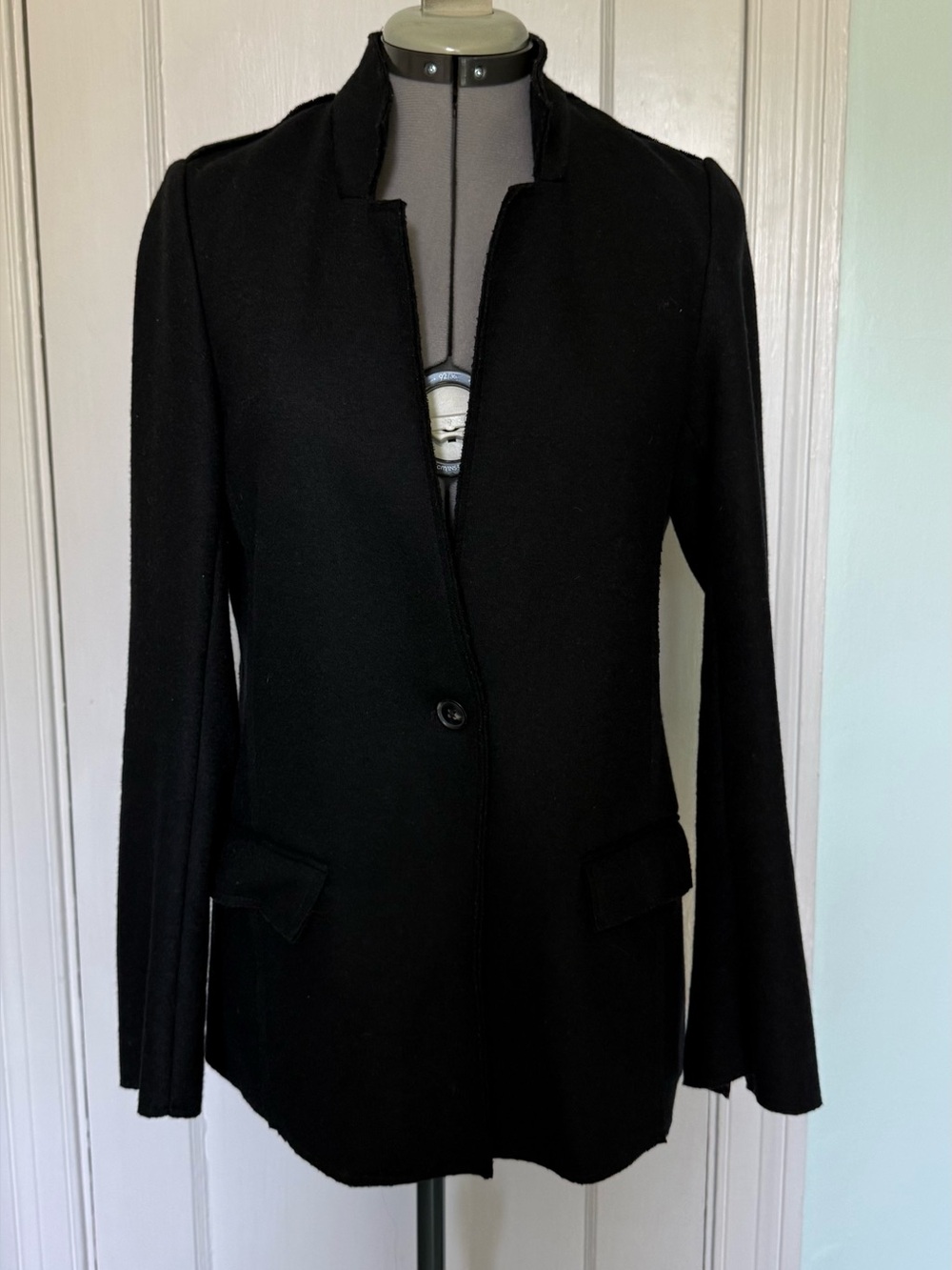 GAP Black Single-Button Women's Blazer Jacket